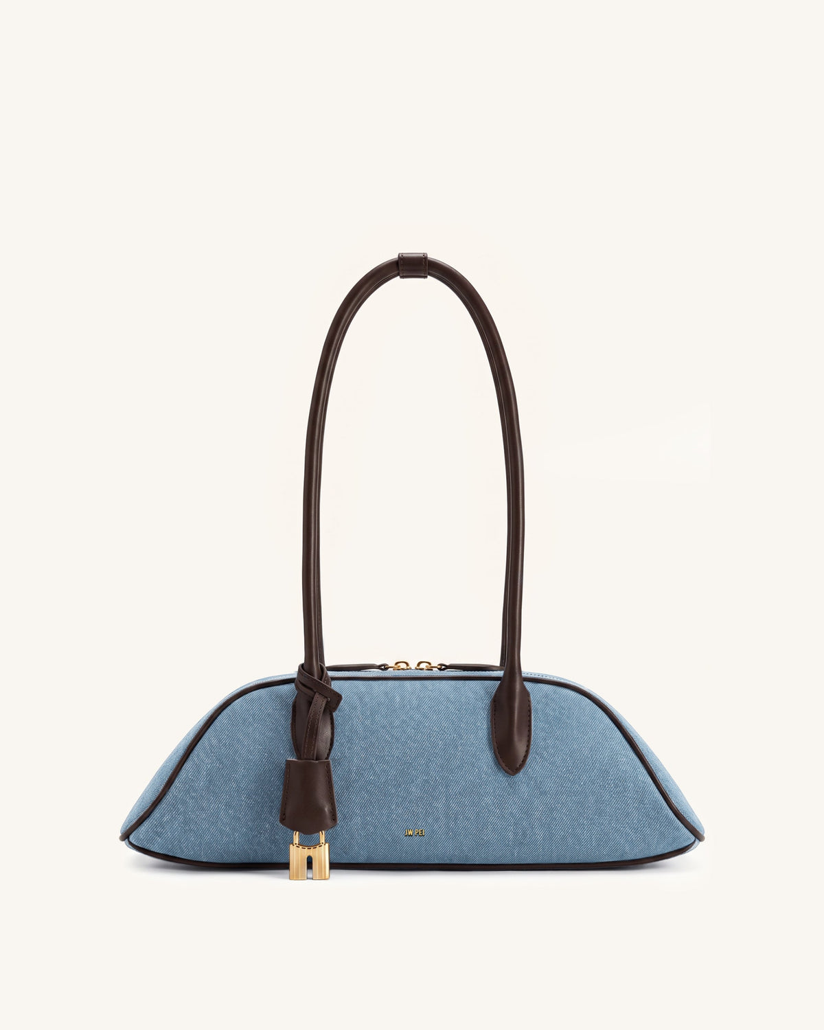Zora Shoulder Bag - Light Blue Denim | JW PEI