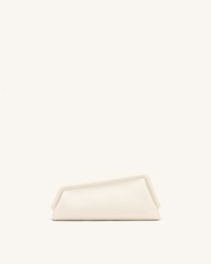 Harlee Asymmetric Clutch - Ivory | JW PEI