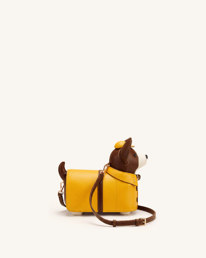 Corgi Raincoat Dog Crossbody Bag - Yellow | JW PEI