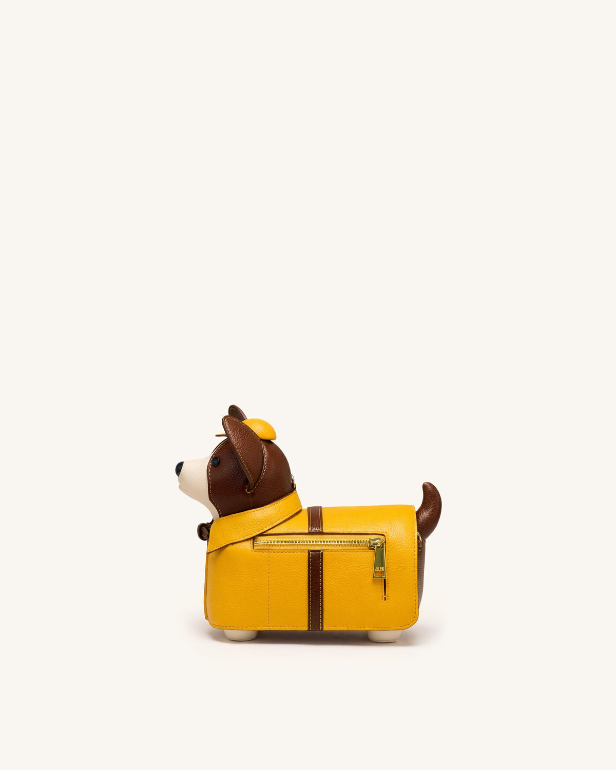 Corgi Raincoat Dog Crossbody Bag - Yellow | JW PEI