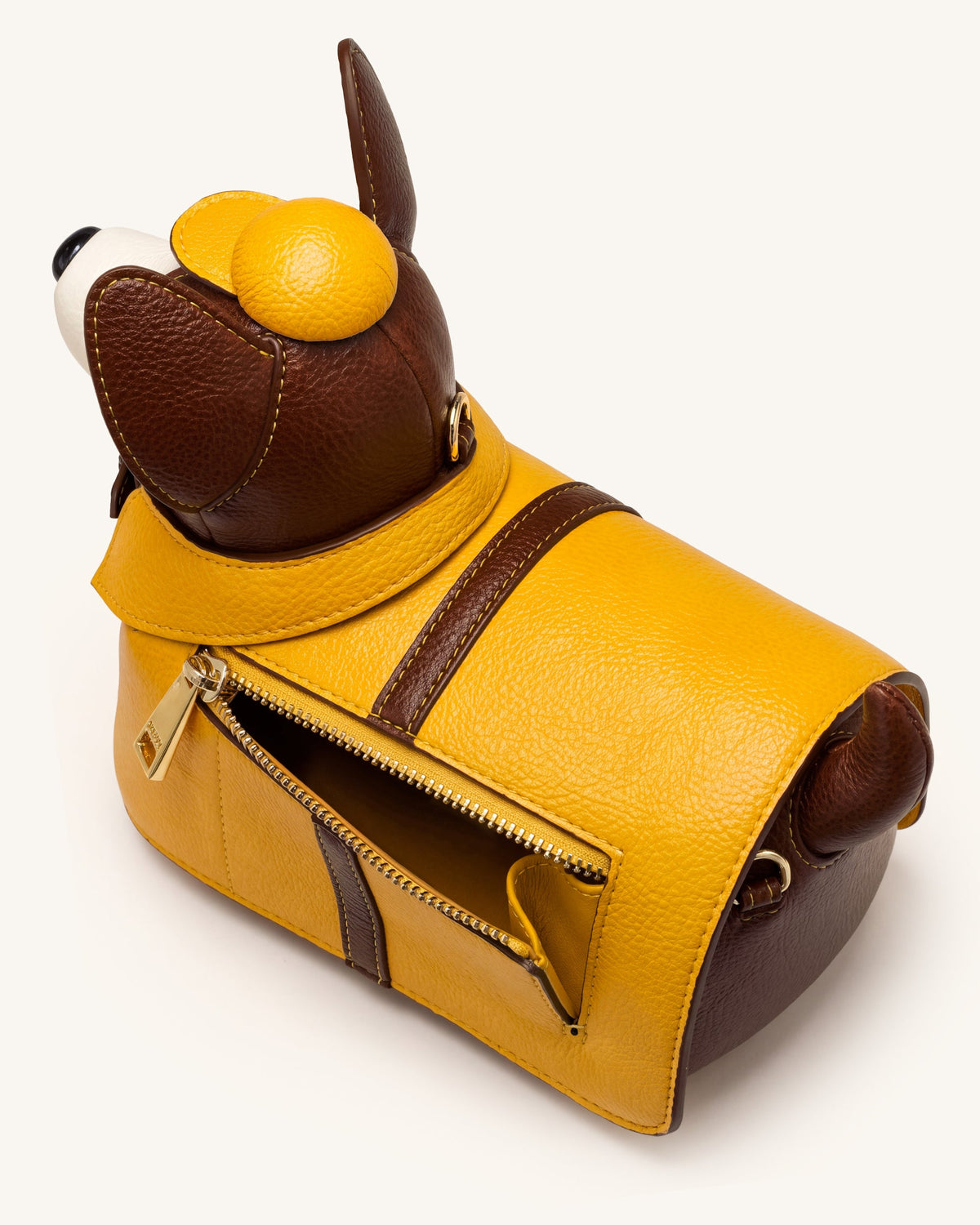 Corgi Raincoat Dog Crossbody Bag - Yellow | JW PEI