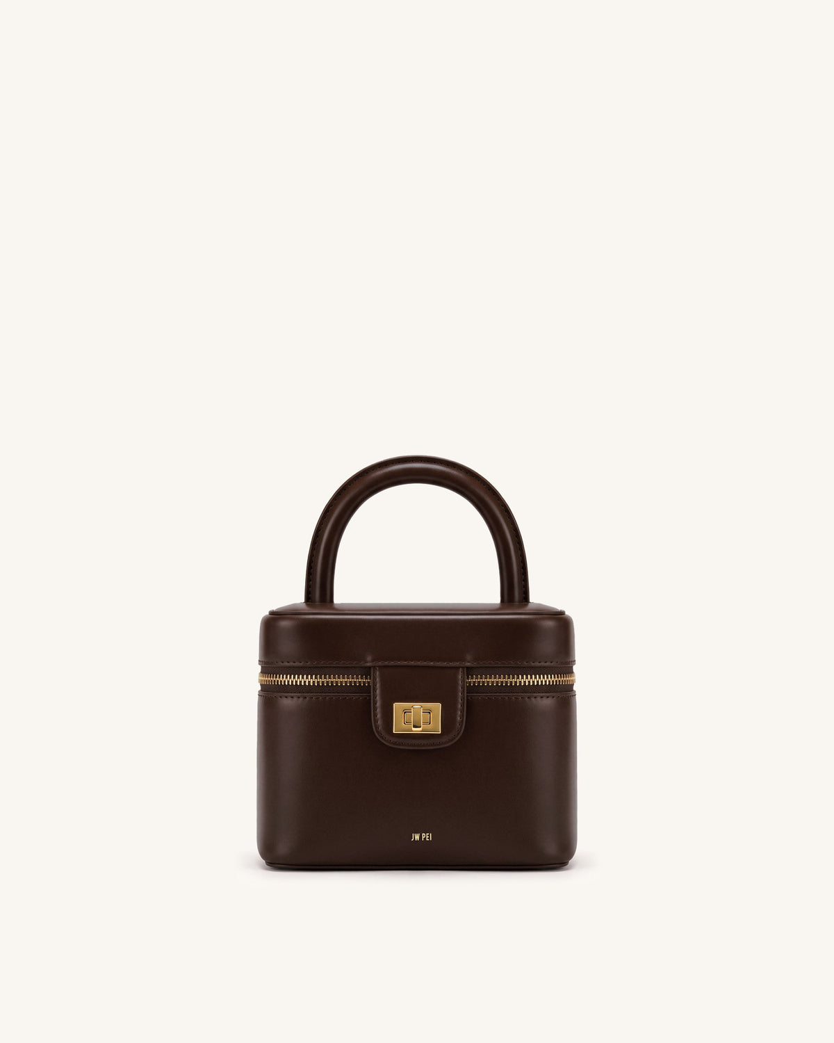 Cosima Vanity Case - Chocolate Brown | JW PEI