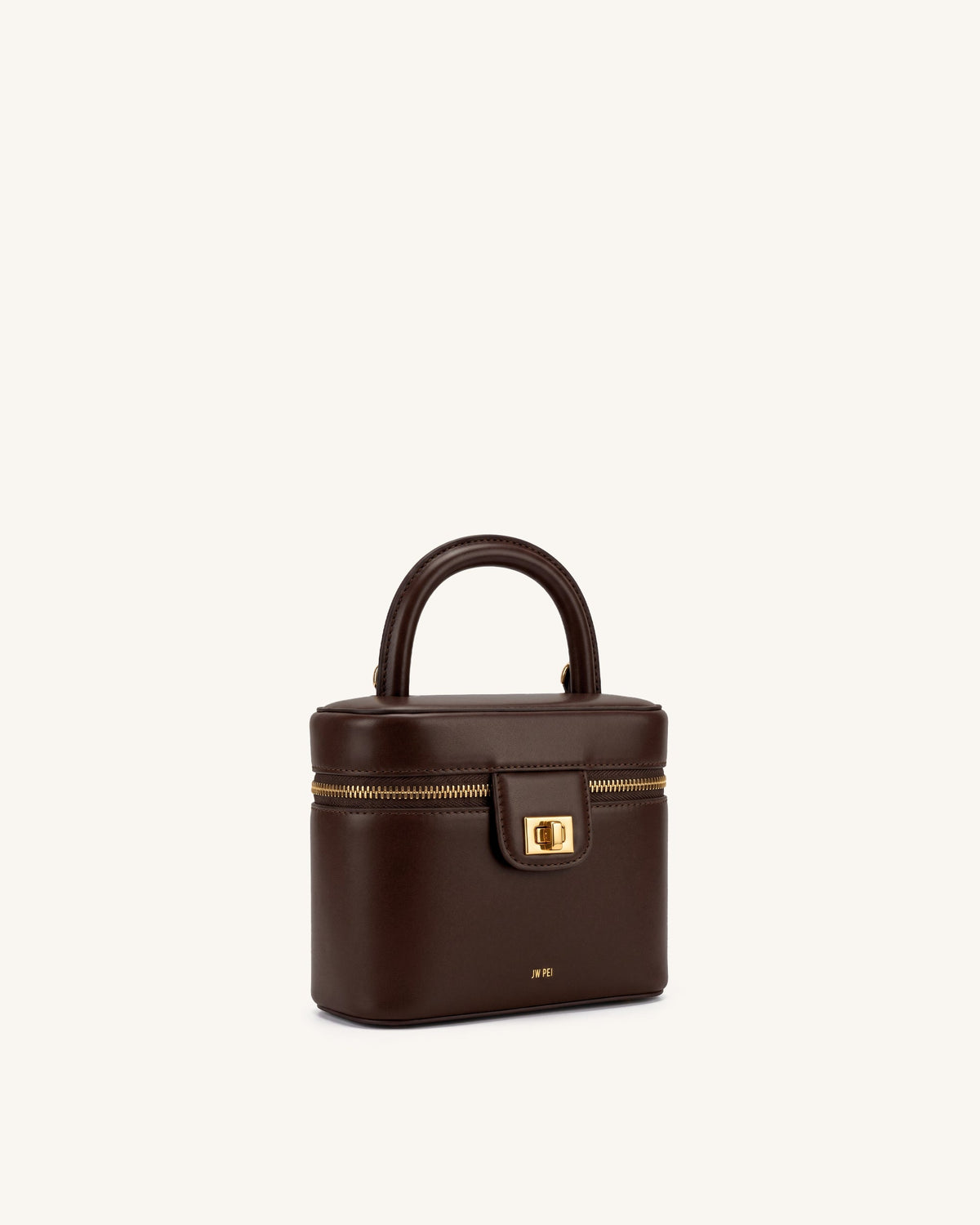 Cosima Vanity Case - Chocolate Brown | JW PEI