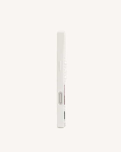 Tulip Faux Pearl Phone Case - White | JW PEI
