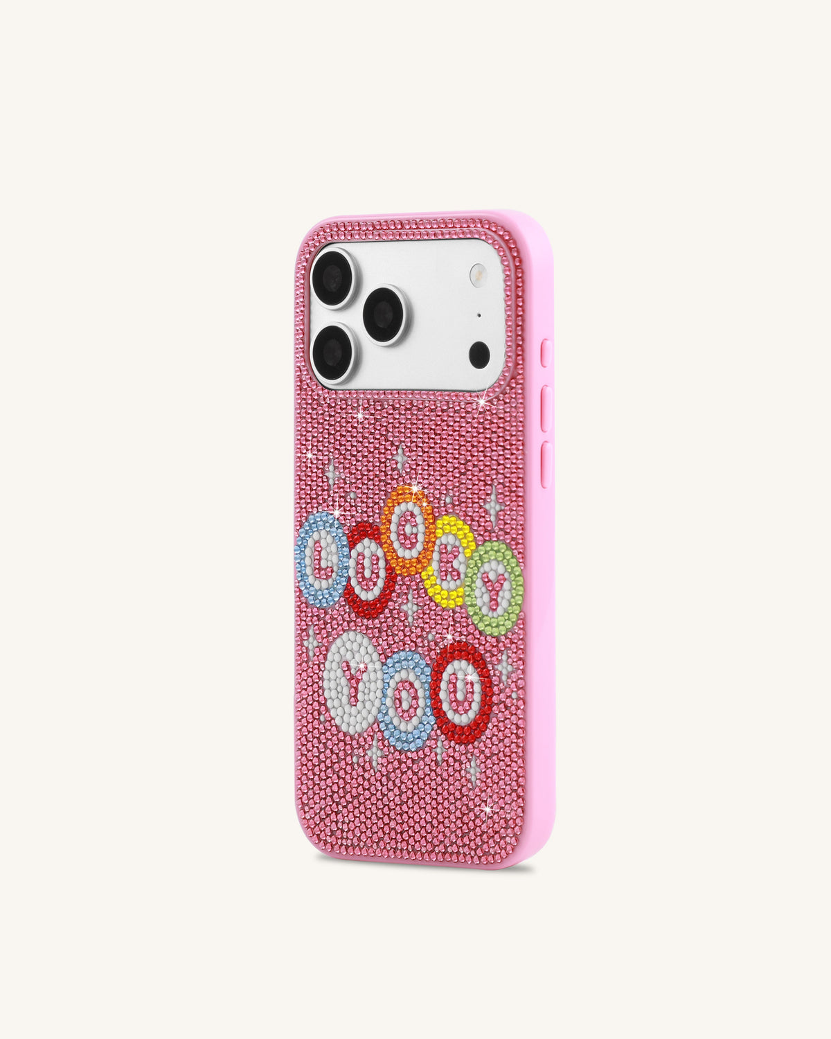 Lucky You Artificial Crystal Phone Case - Pink | JW PEI