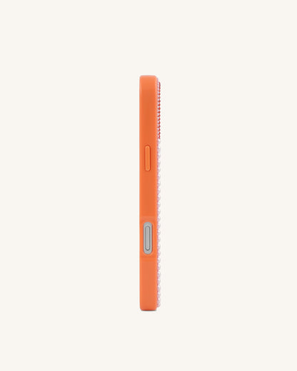 Mediterranean Sardines Artificial Crystal Phone Case - Orange | JW PEI