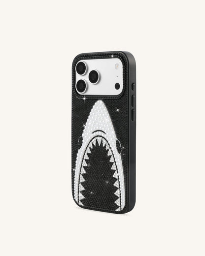 Shark Mouth Pearl Phone Case - Black | JW PEI