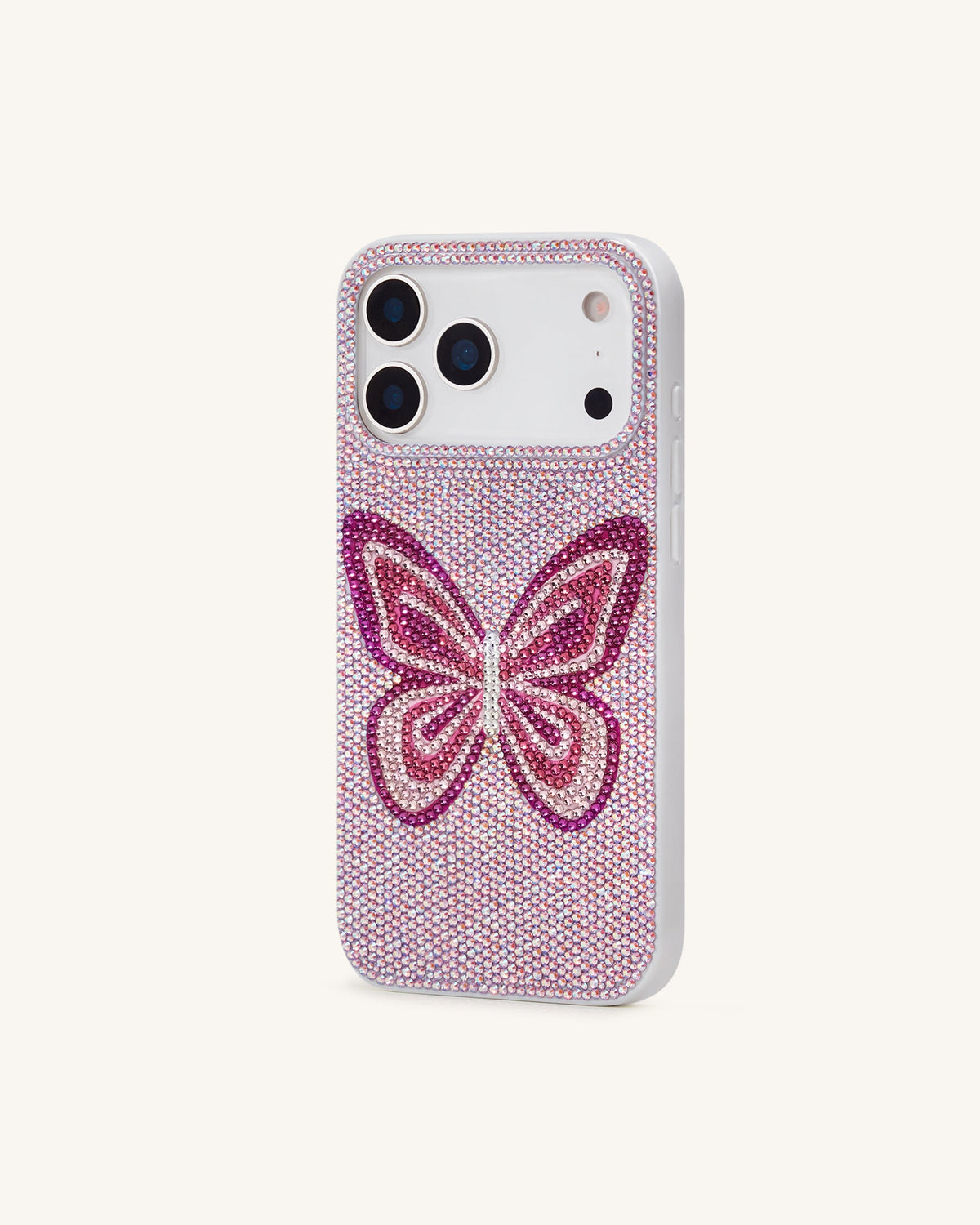 Butterfly Rhinestone Phone Case - Pink | JW PEI