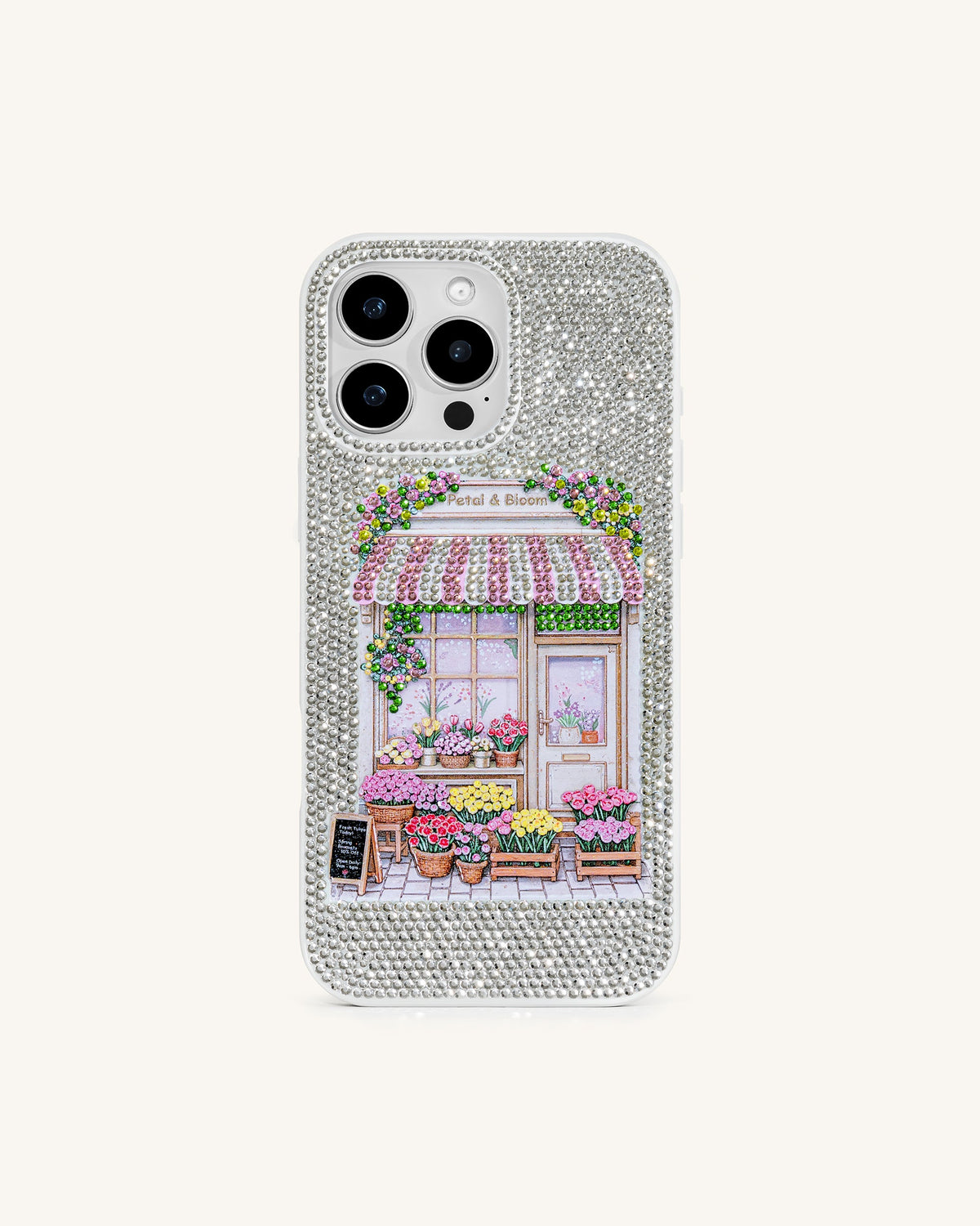 Ellie Floral Shoppe Phone Case - Multicolor White | JW PEI