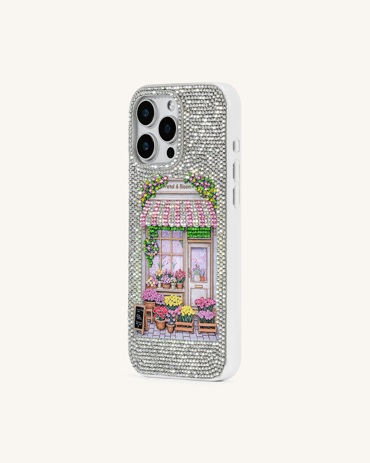 Ellie Floral Shoppe Phone Case - Multicolor White | JW PEI