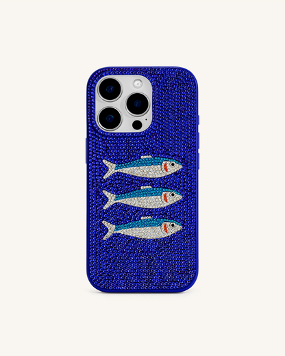 Fish Pattern Phone Case - Blue/White | JW PEI