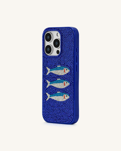 Fish Pattern Phone Case - Blue/White | JW PEI