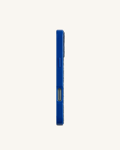 Ocean Shell Artificial Crystal Phone Case – Blue | JW PEI