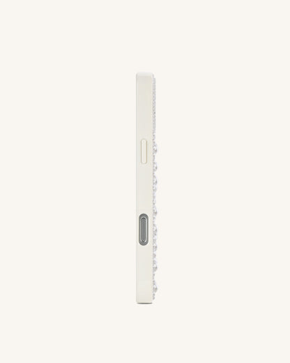Pearl Orchid Floral Phone Case - White | JW PEI