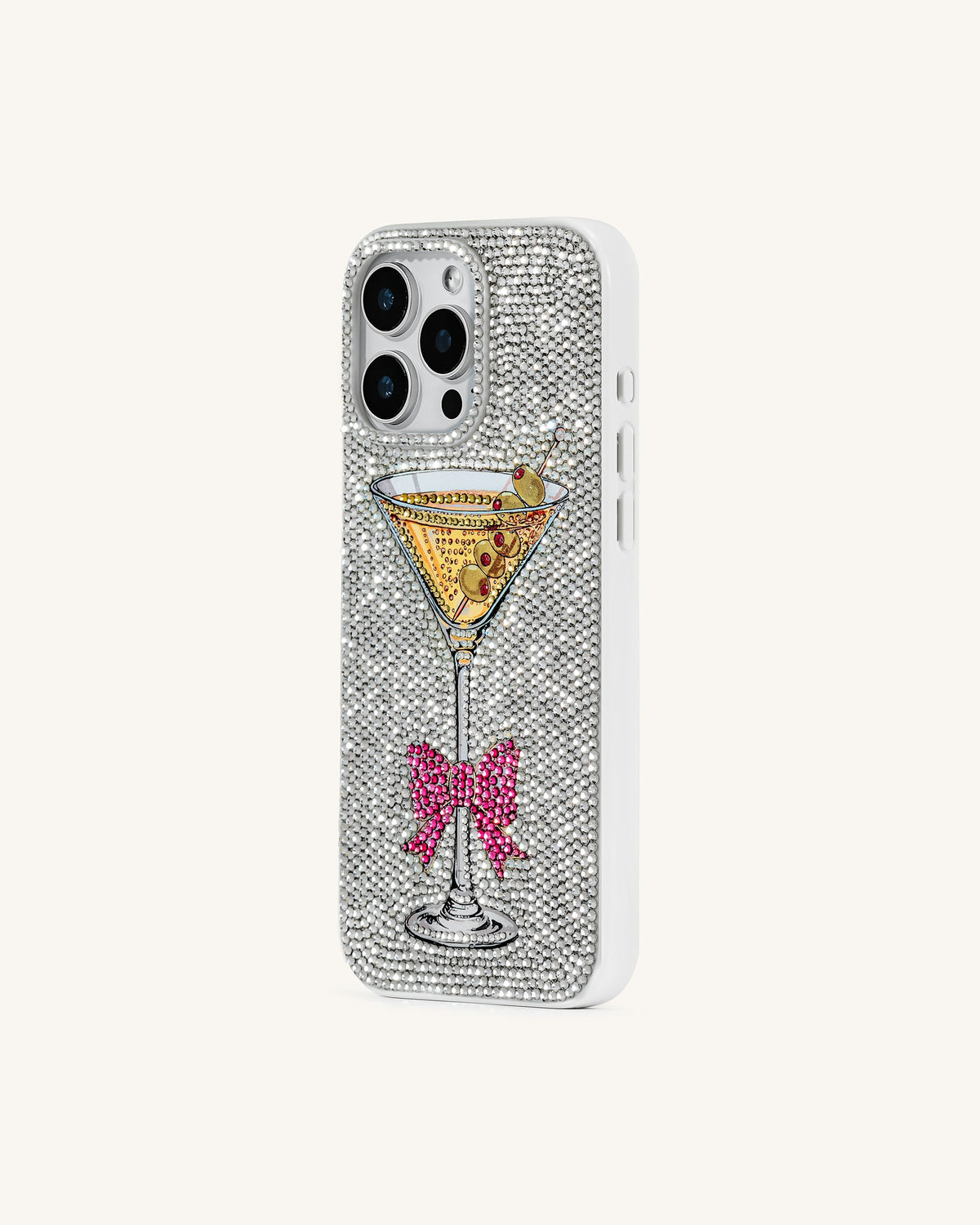 Sparkling Martini Phone Case - Multicolor White | JW PEI
