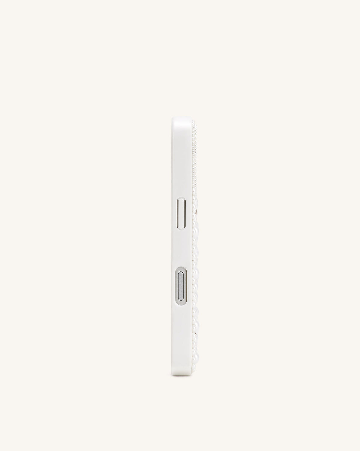 Pearl Embellished Phone Case - White | JW PEI