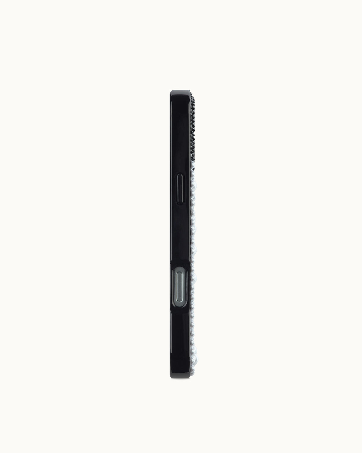 Pearl Martini Embellished Phone Case - Black | JW PEI