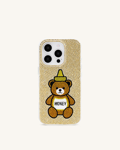 Honey Bear Artificial Crystal Phone Case - Neutral | JW PEI
