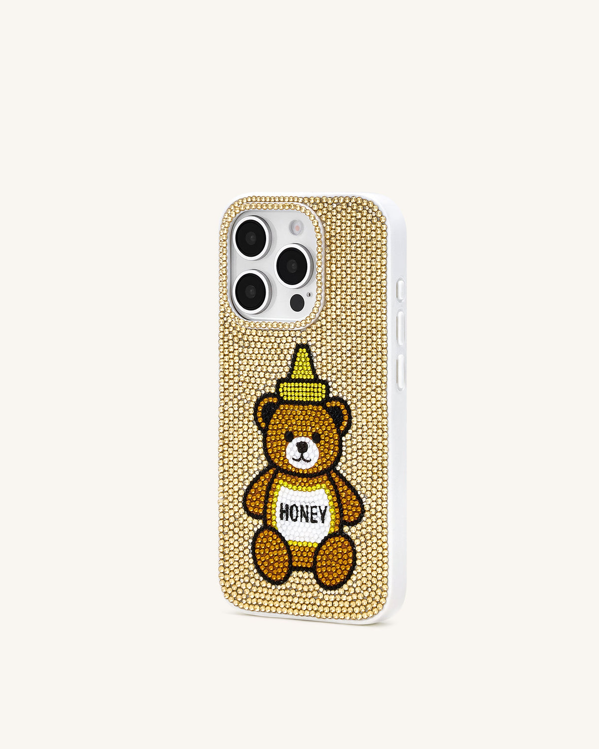Honey Bear Artificial Crystal Phone Case - Neutral | JW PEI
