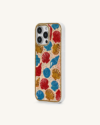 Seashell Pattern Phone Case - Multicolor Gold | JW PEI