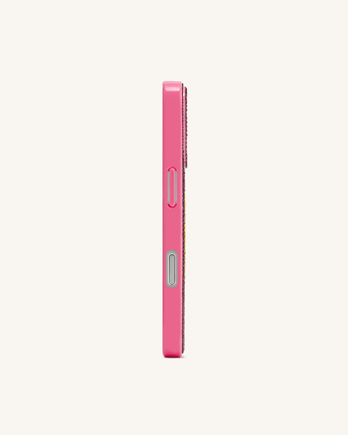 Smile Face Artificial Crystal Phone Case - Pink | JW PEI