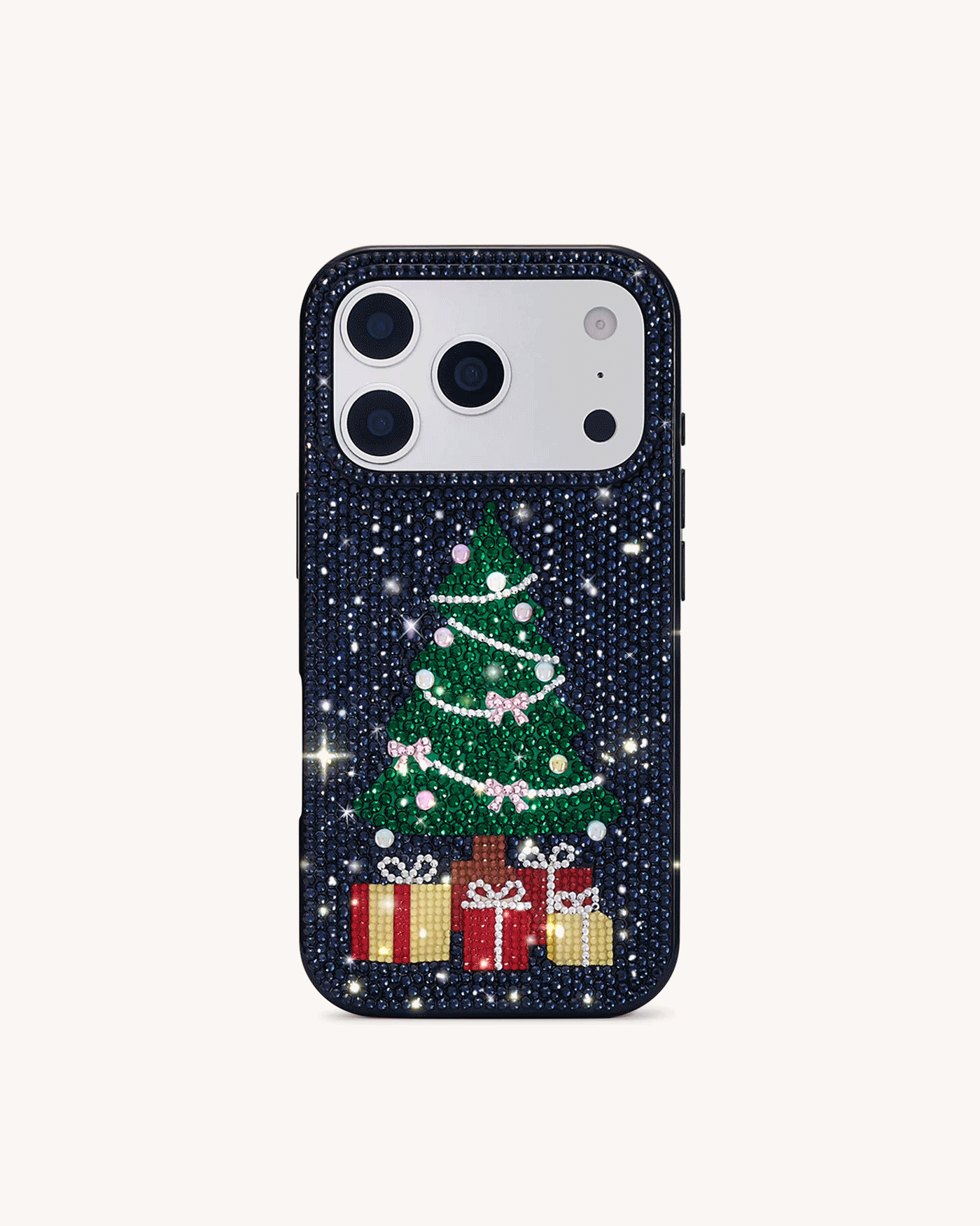 Christmas Tree Bling Phone Case - Black | JW PEI