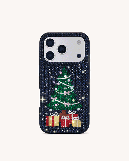 Christmas Tree Bling Phone Case - Black | JW PEI