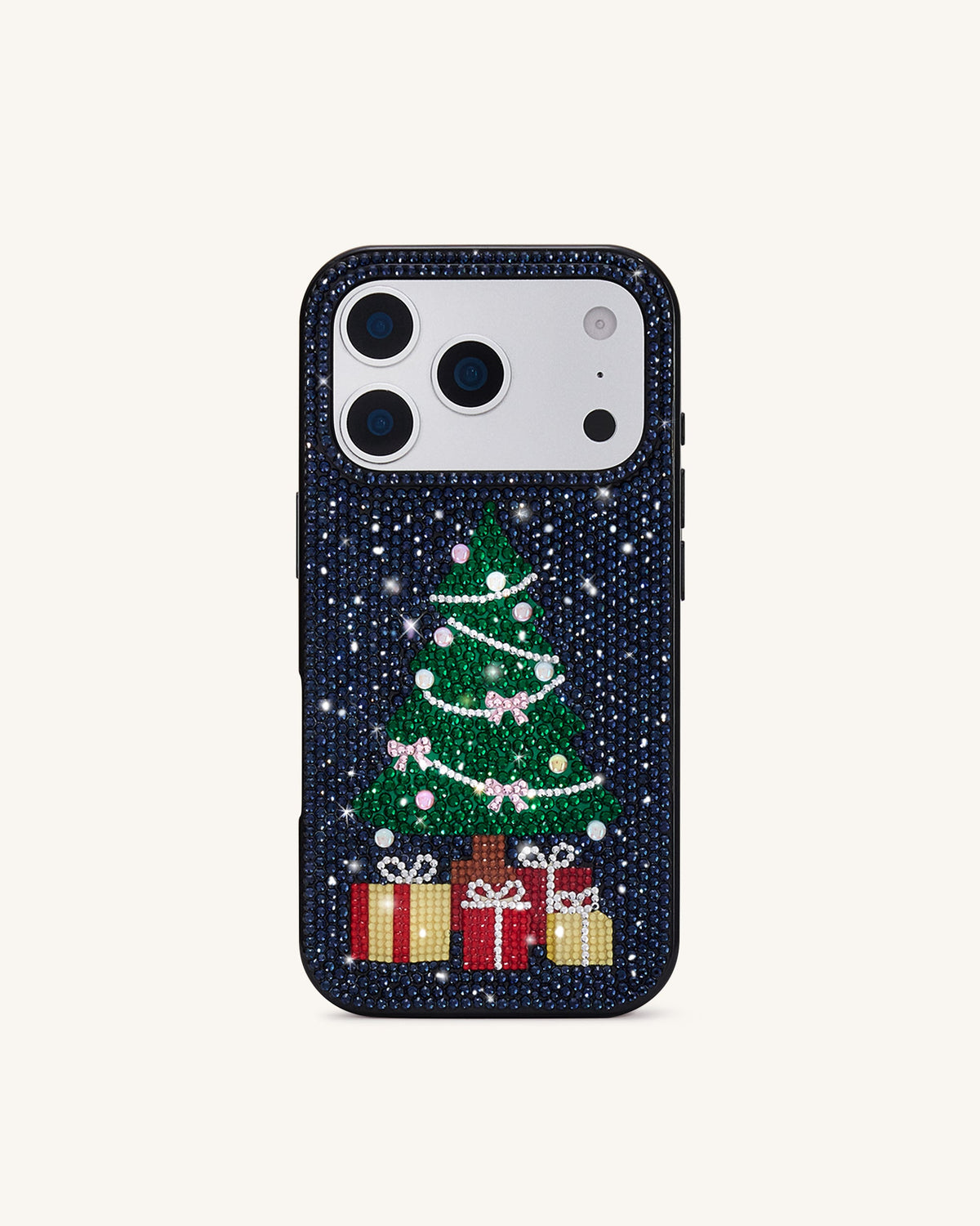 Christmas Tree Bling Phone Case - Black | JW PEI