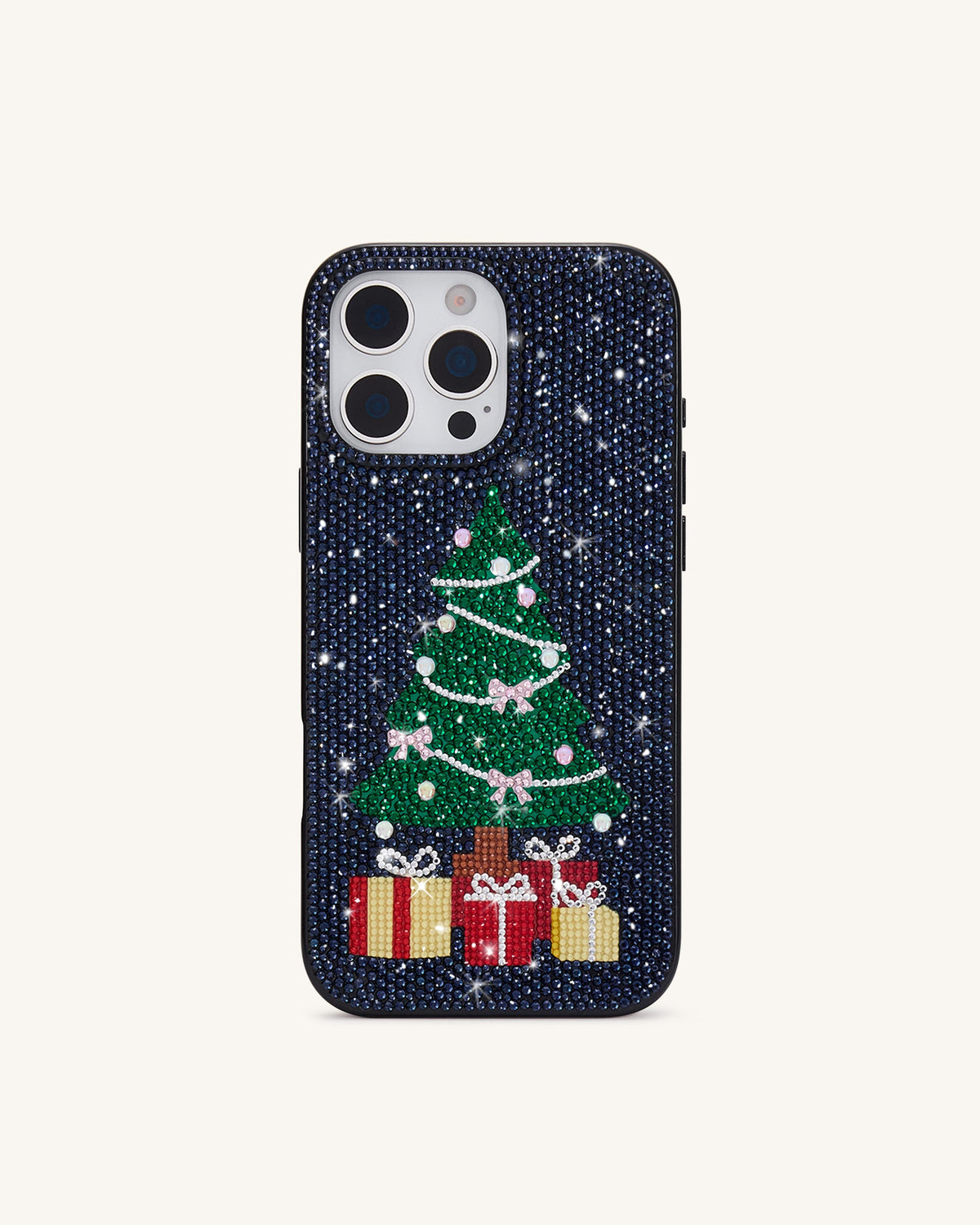 Christmas Tree Bling Phone Case - Black | JW PEI