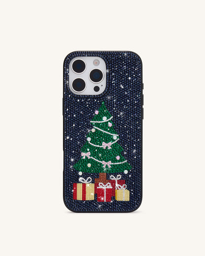 Christmas Tree Bling Phone Case - Black | JW PEI