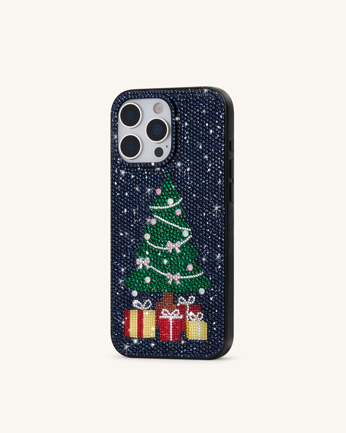 Christmas Tree Bling Phone Case - Black | JW PEI