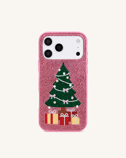 Christmas Tree Bling Phone Case - Pink | JW PEI