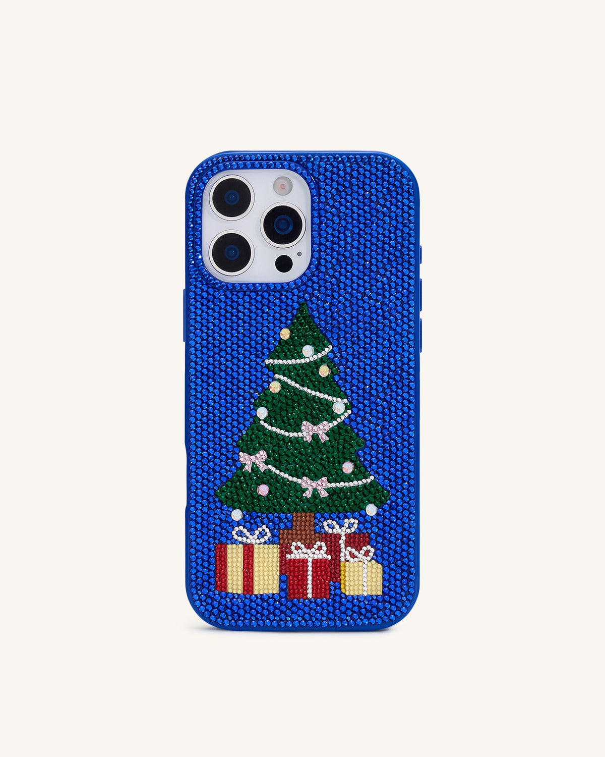 Christmas Tree Bling Phone Case - Cobalt Blue | JW PEI