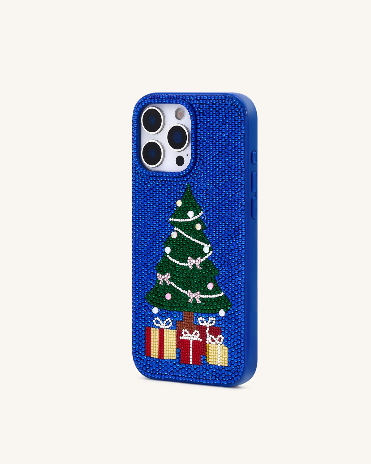 Christmas Tree Bling Phone Case - Cobalt Blue | JW PEI