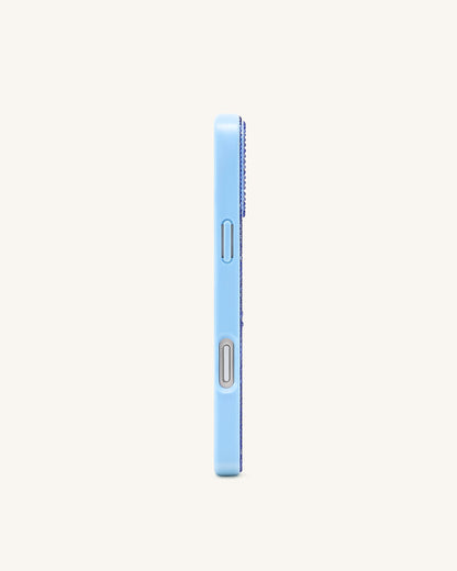 Holiday Wreath Bling Phone Case - Light Blue | JW PEI