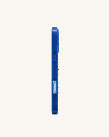 Holiday Wreath Bling Phone Case - Cobalt Blue | JW PEI