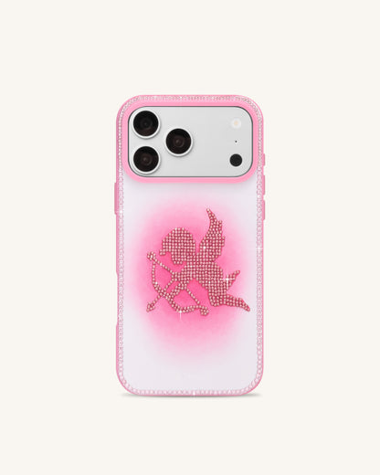 Rhinestone Angel Phone Case - Pink | JW PEI
