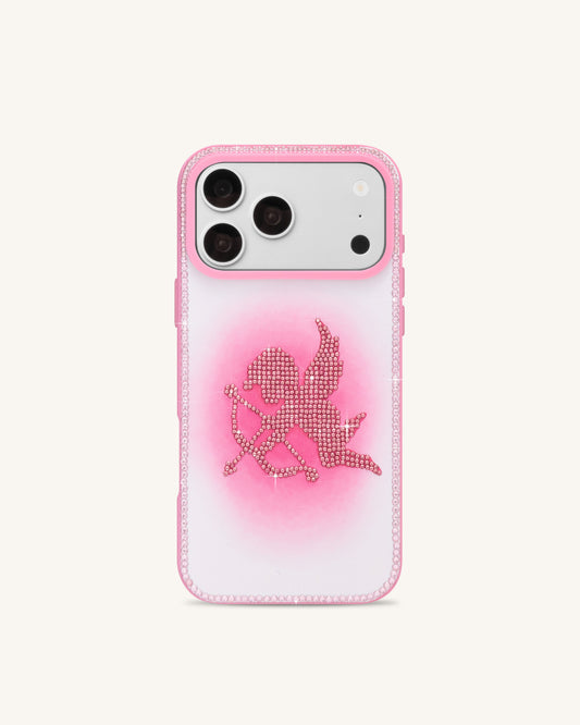 Rhinestone Angel Phone Case - Pink | JW PEI