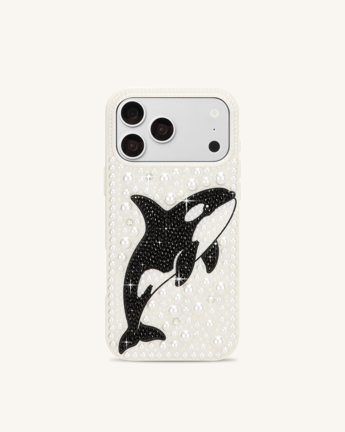 Orca Pearl Embellished Phone Case – White | JW PEI
