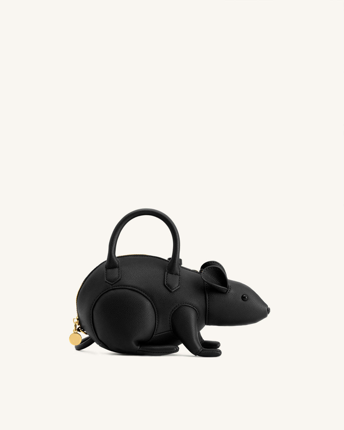 Mia Mouse Top Handle Bag - Black | JW PEI