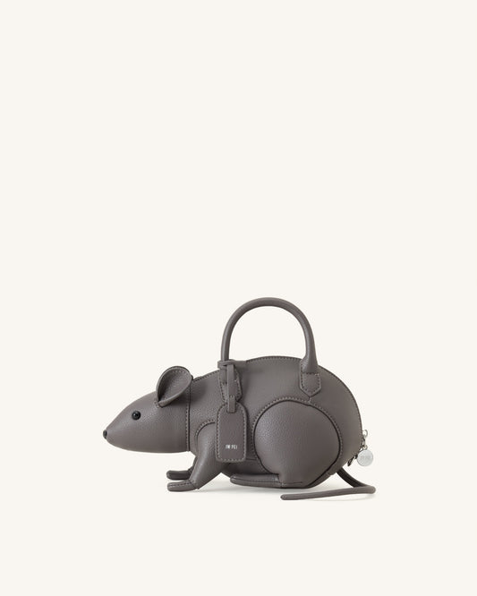 Mia Mouse Top Handle Bag - Gray | JW PEI