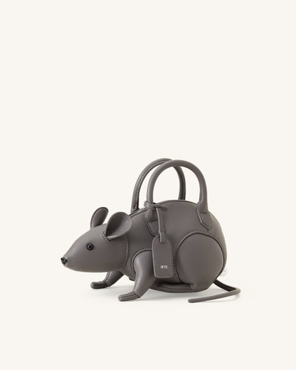 Mia Mouse Top Handle Bag - Gray | JW PEI