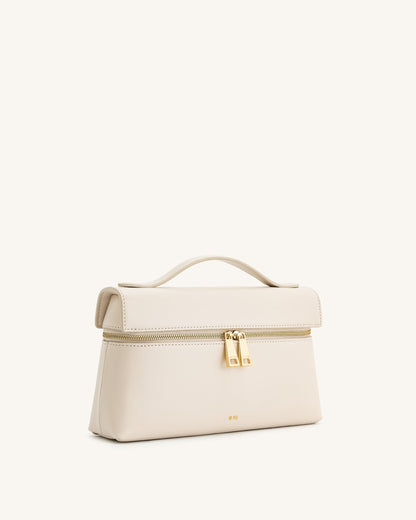 Thea Top Handle Bag - White | JW PEI