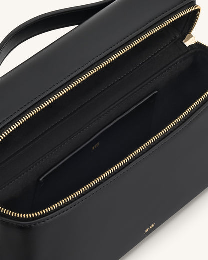 Thea Top Handle Bag - Black | JW PEI