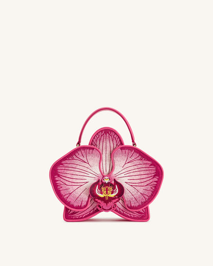 Flora Orchid Shaped Top Handle Bag - Pink | JW PEI
