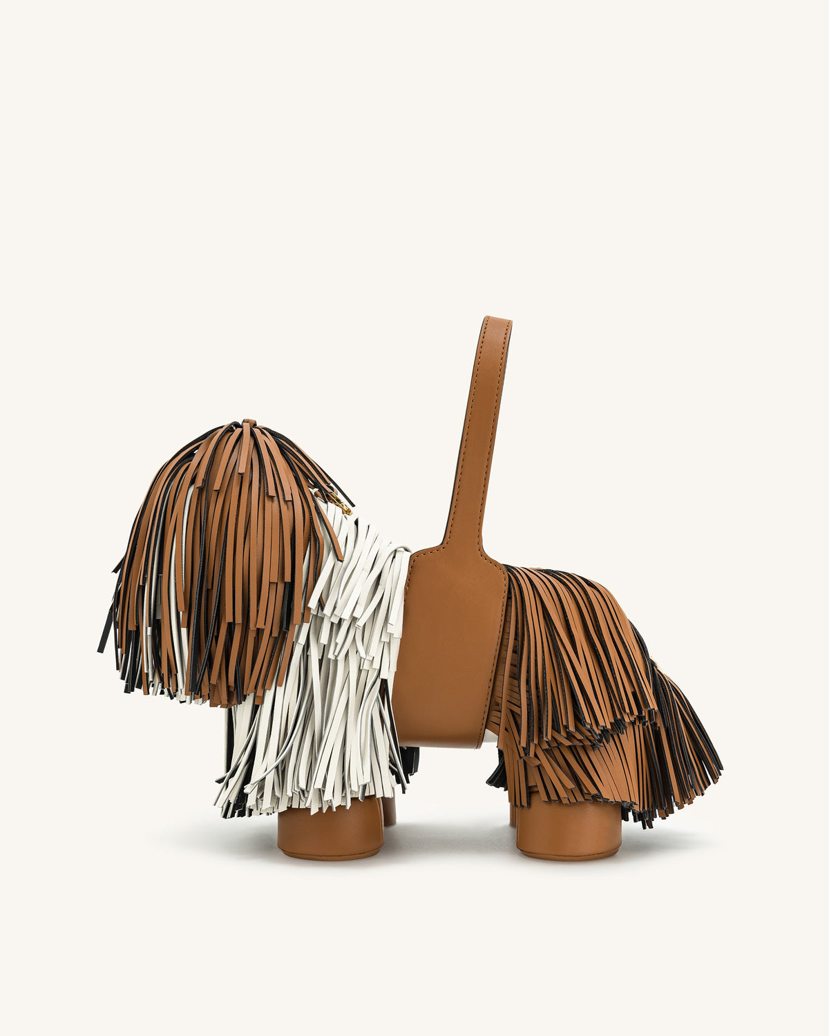 Nita Puppy Shape Handbag - Brown | JW PEI