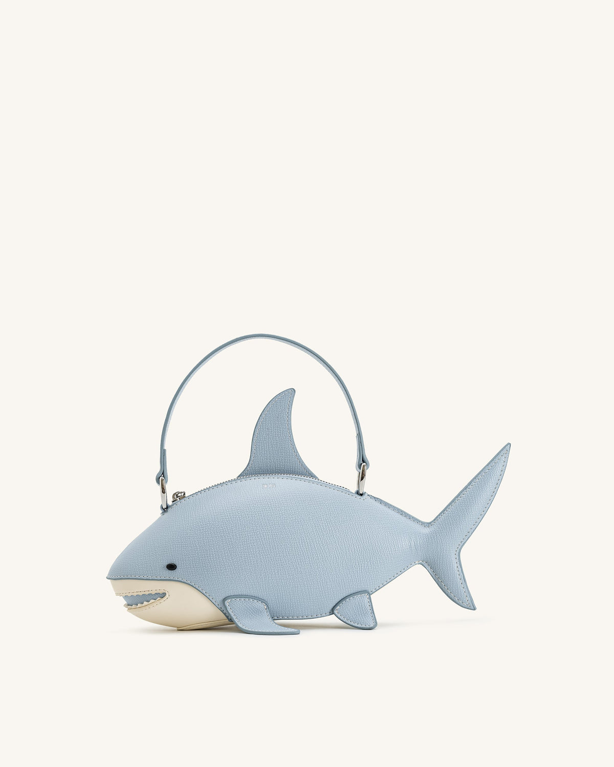 Nerys Shark Look Top Handle Bag - Light Blue | JW PEI
