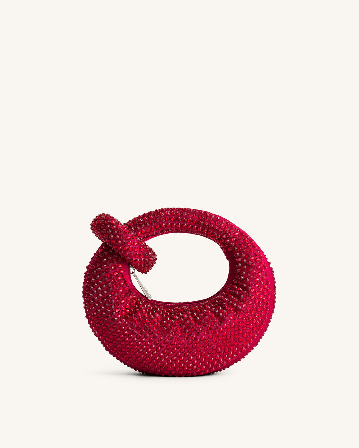 Abacus Artificial Crystal Mini Top Handle Bag - Red | JW PEI