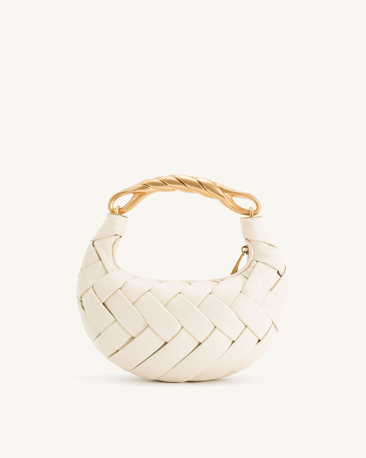 Orla Weave Handbag - White | JW PEI