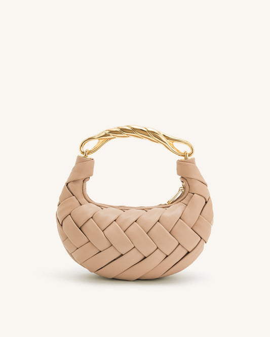 Orla Weave Handbag - Almond | JW PEI